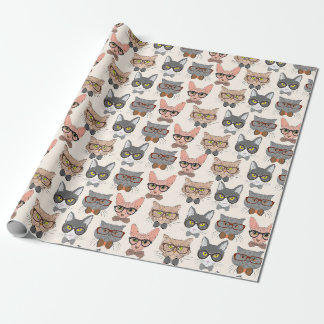 Presente Papel de embrulhamento de gatos