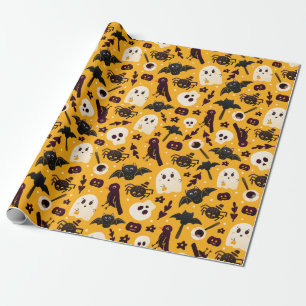 Presente Papel de embrulhamento de GHOSTS CUTE BOO