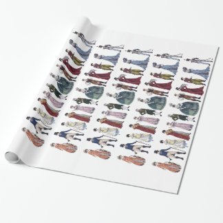 Presente Papel de embrulhamento de Gift de Regency Fashion