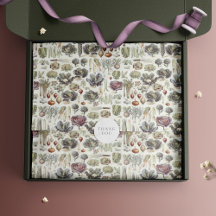 Papel de embrulhamento de padrão vegetal do Adolph