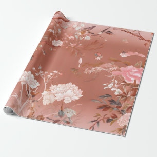Presente Papel de embrulhamento de pedras cor-de-rosa Chino
