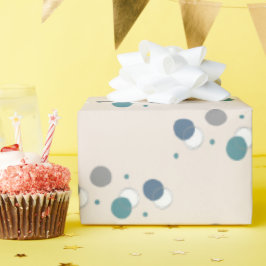 Presente Papel de embrulhamento de pontos festivos e divert