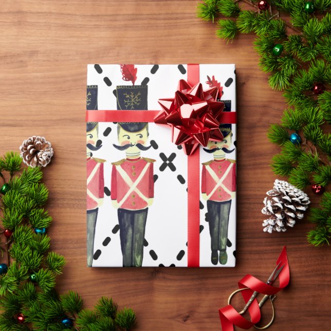 Presente Papel de embrulhamento de soldadores de preguiçado (Presente de Natal)