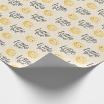 Papel de embrulhamento de um Chá de fraldas