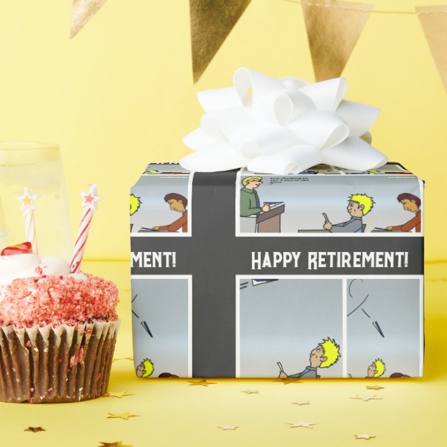 Presente Papel de embrulhamento do avião em papel (Festa de aniversário)