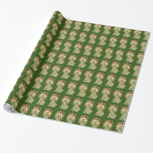 Presente Papel de embrulhamento do Irish Celtic Angel All O