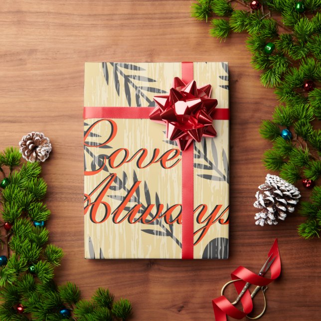 Presente Papel de embrulhamento do Namorados (Presente de Natal)