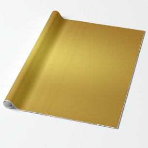 Presente Papel de empacotamento   Amarelo Ouro