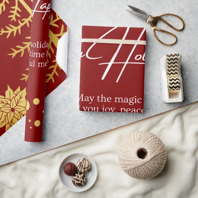 Presente Papel de empacotamento brilhante (Artesanato)