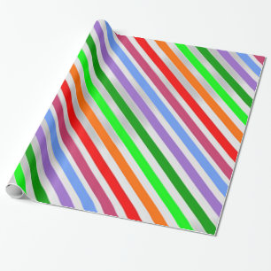 Presente Papel de empacotamento colorido