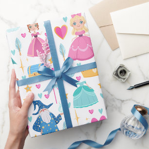 Presente Papel de empacotamento de caracteres justos