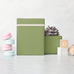 Presente Papel de empacotamento de cor verde da Moss