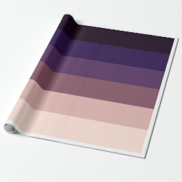 Presente Papel de empacotamento de gradiente de Mauve Elega