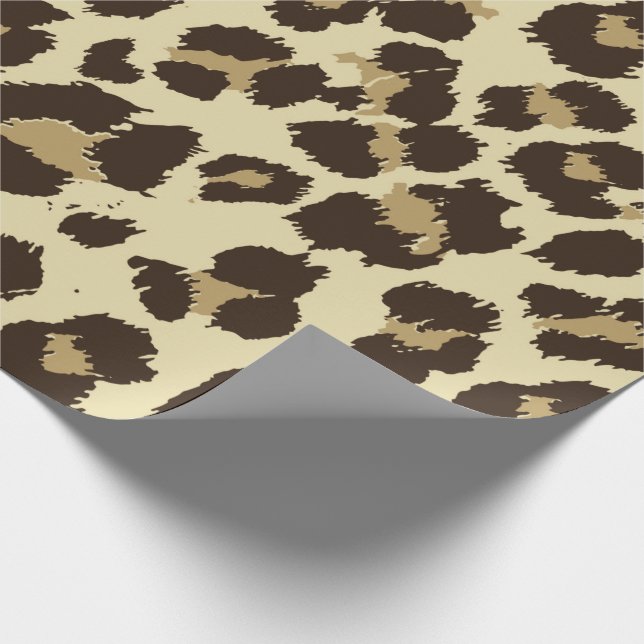 Presente Papel de empacotamento de impressão Chic Leopard (Ponta)