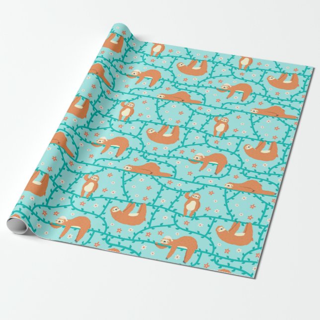 Presente Papel de empacotamento de padrão de inclinação (Desenrolado)