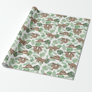 Presente Papel de empacotamento de padrão de inclinação