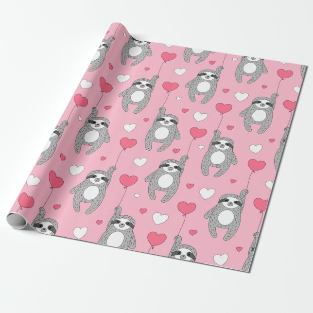 Presente Papel de empacotamento de padrão de inclinação (Desenrolado)