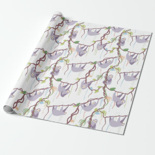 Presente Papel de empacotamento de padrão de inclinação