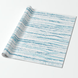 Presente Papel de empacotamento de padrão de linha de aquar