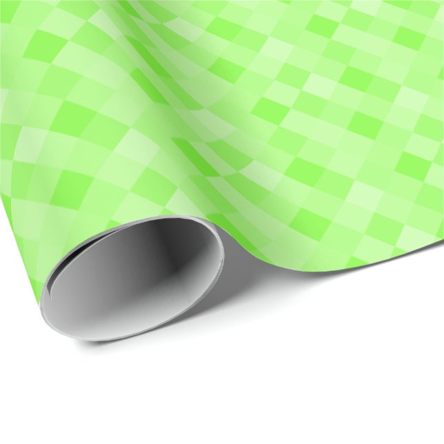 Presente Papel de empacotamento de padrão de pequenos pixel (Ponta do rolo)