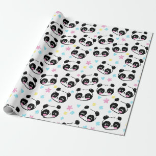 Presente Papel de empacotamento de padrão Panda