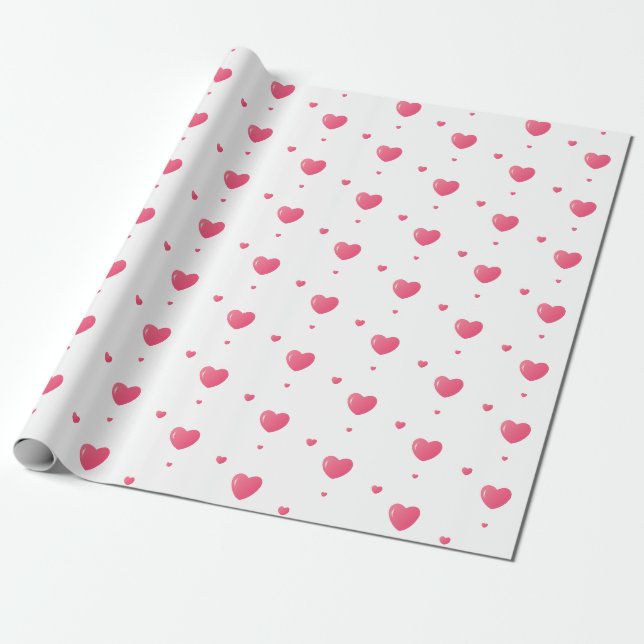 Presente Papel de empacotamento de presentes de padrão card (Desenrolado)