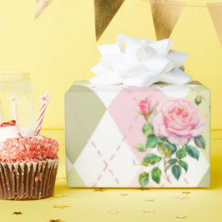 Presente Papel de empacotamento de presentes na ventoinha d