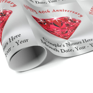 Presente Papel de empacotamento de presentes personalizado