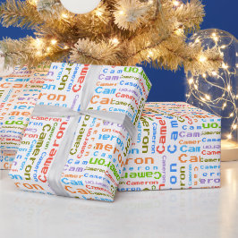 Presente Papel de empacotamento de presentes personalizado