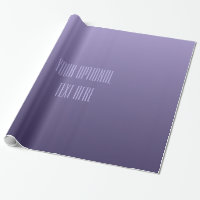 Papel de empacotamento de texto personalizado com 