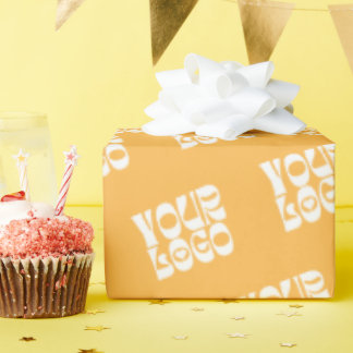 Presente Papel de empacotamento do logotipo corporativo ama