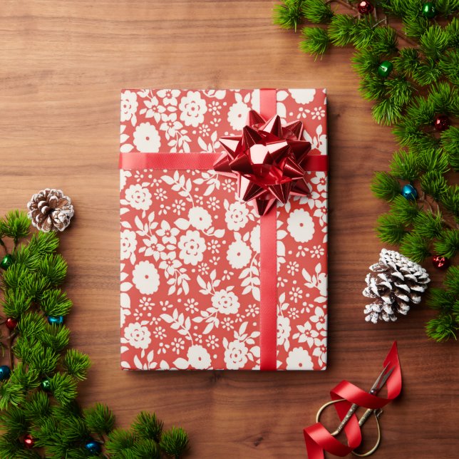Presente Papel de empacotamento do padrão de pintura da mar (Presente de Natal)