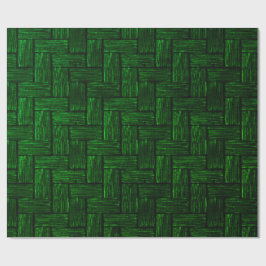 Presente Papel de empacotamento em bloco Emerald