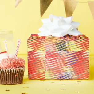 Presente Papel de empacotamento em forma de coloração