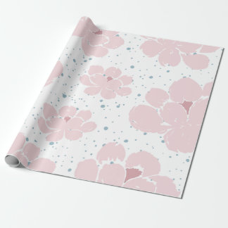 Presente Papel de empacotamento Floral de Trendy Boho Cor-d