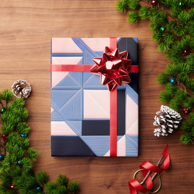 Presente Papel de empacotamento Geométrico (Presente de Natal)