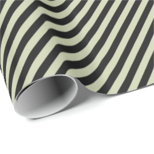 Presente Papel de empacotamento HAMbWG - Faixa preta/bege