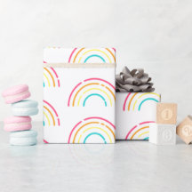 Papel de empacotamento Neon Figure