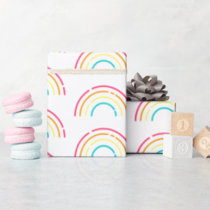 Presente Papel de empacotamento Neon Figure