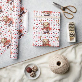 Presente Papel de empacotamento no dia do Canadá