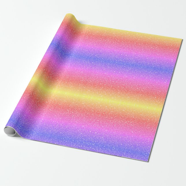 Presente Papel de empacotamento por na moda de faíscas (Desenrolado)