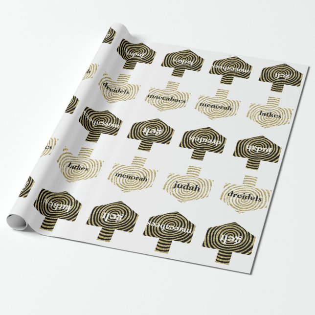 Presente Papel de empacotamento "Sonhos Personalizados/Dour (Desenrolado)