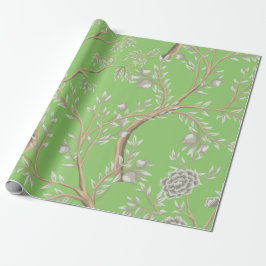 Presente Papel de empacotamento - Toile Verde