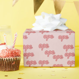 Presente Papel de Encapsulamento de Cotação Engraçado Ope M