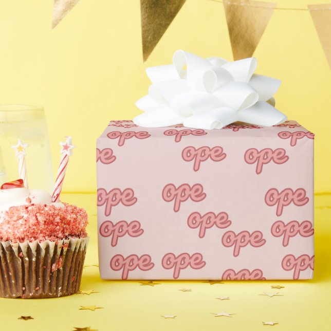 Presente Papel de Encapsulamento de Cotação Engraçado Ope M (Festa de aniversário)