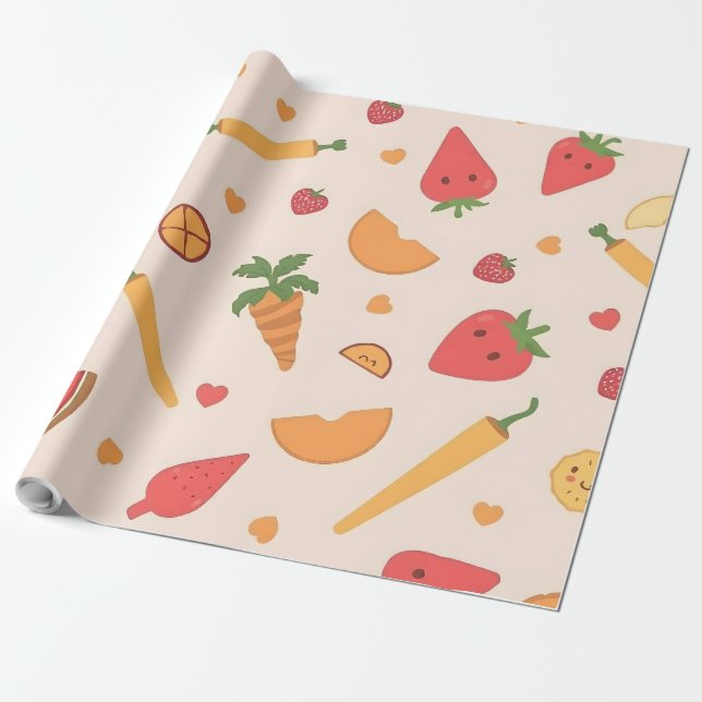 Presente Papel de Enchimento de Florestas (Desenrolado)