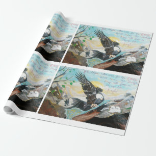 Presente Papel de enrolação "Soar Como Asas Numa Águia"
