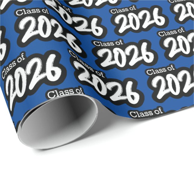 Presente Papel de enrolamento 2026 - Classe de Pincel Azul  (Ponta do rolo)