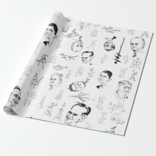 Presente Papel de enrolamento, 30 pol x 72 pol