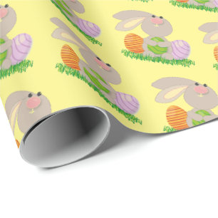Presente Papel de Enrolamento Bonito de Coelhinho de Páscoa